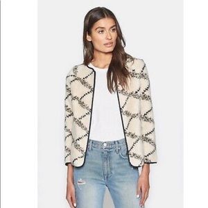 NWT Joie Suzana Fuzzy Zip Coat XS